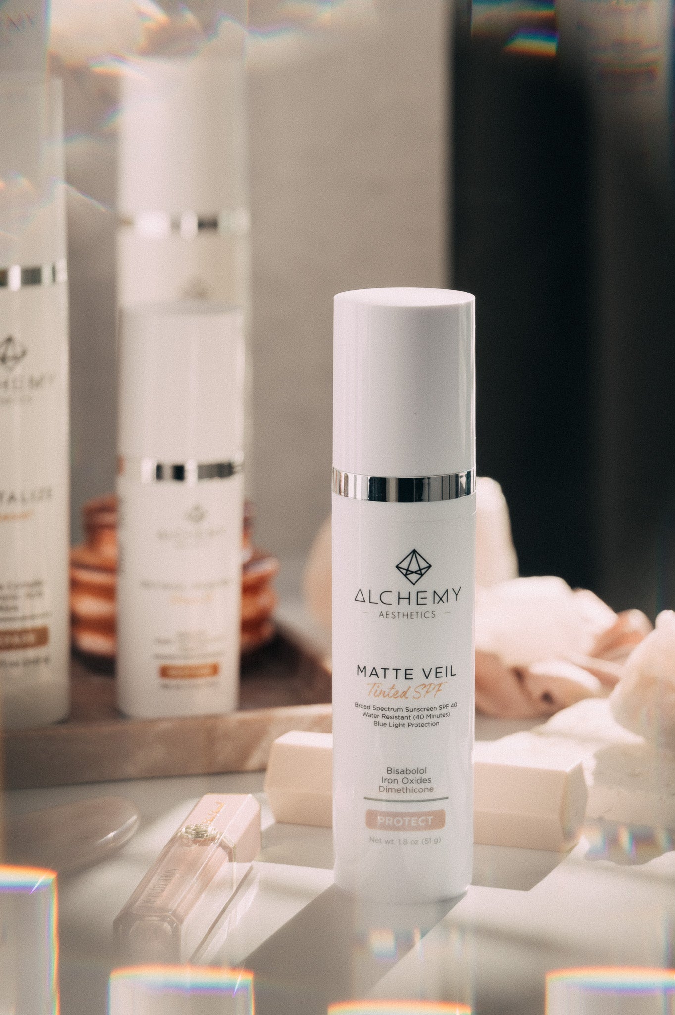 Matte Veil Tinted SPF | Light Defense for Shine-Controlled Skin