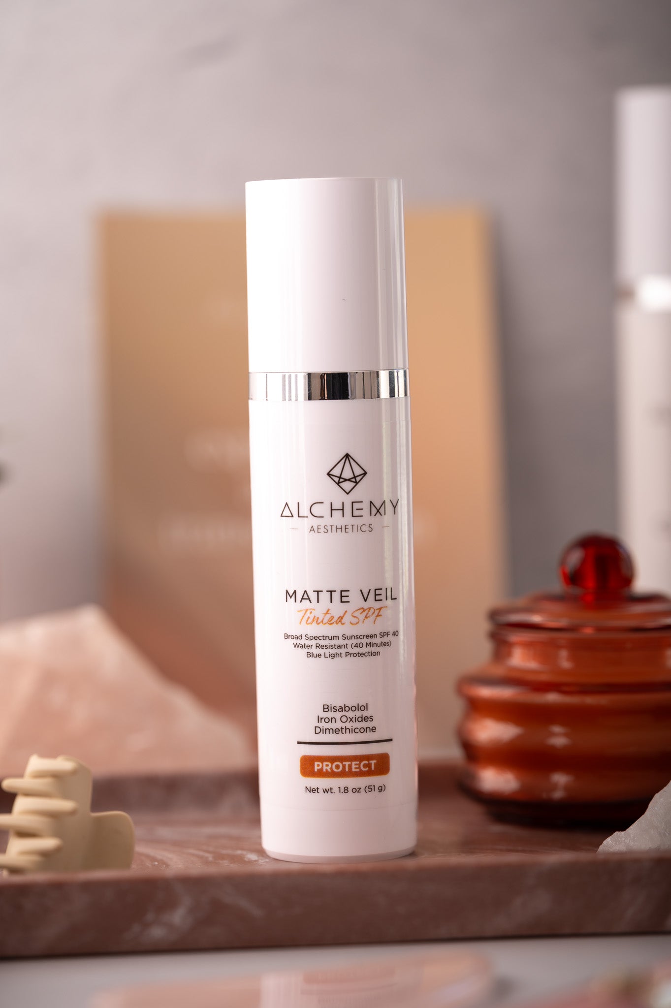 Matte Veil Tinted SPF | Light Defense for Shine-Controlled Skin